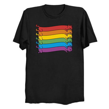 Rainbow Cats Pride Flag by Tobe Fonseca tiny thumbnail