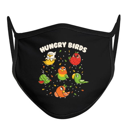 Hungry Birds Fruit Parrots by Tobe Fonseca tiny thumbnail