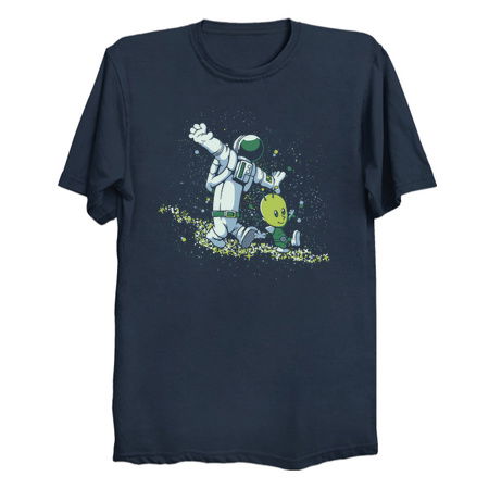 Chasing Stars Alien and Astronaut by Tobe Fonseca tiny thumbnail