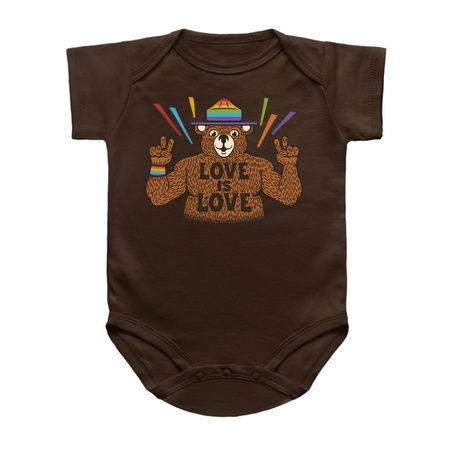 Love is Love Bear Pride Flag by Tobe Fonseca tiny thumbnail