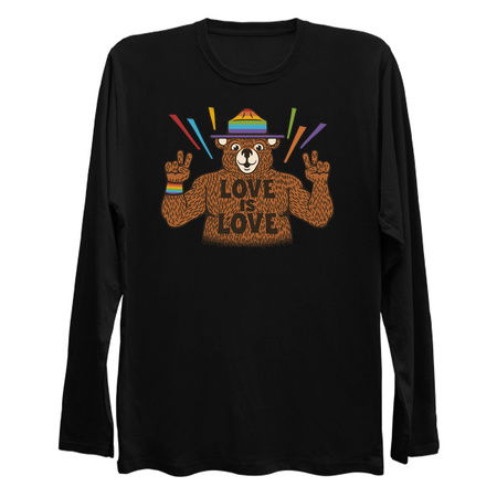 Love is Love Bear Pride Flag by Tobe Fonseca tiny thumbnail