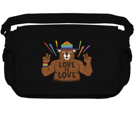 Love is Love Bear Pride Flag by Tobe Fonseca tiny thumbnail