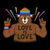 Love is Love Bear Pride Flag by Tobe Fonseca tiny thumbnail