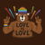 Love is Love Bear Pride Flag by Tobe Fonseca tiny thumbnail