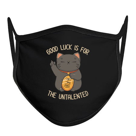 Good Luck Is For Untalented Neko Cat by Tobe Fonseca tiny thumbnail