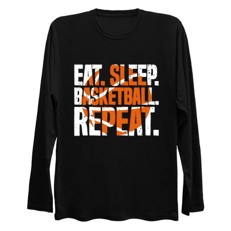 Eat Sleep Basketball Repeat Basket Sport Distressed Funny tiny thumbnail