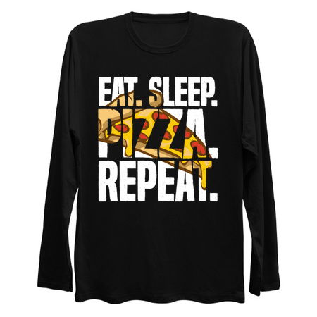Eat Sleep Pizza Repeat Distressed Pizza Lover tiny thumbnail