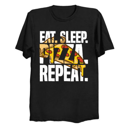 Eat Sleep Pizza Repeat Distressed Pizza Lover tiny thumbnail