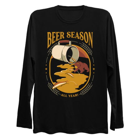 Beer Bear Hunting Salmon German Patrick by Tobe Fonseca tiny thumbnail