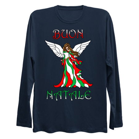 Buon Natale Stained Glass Italian Christmas Angel tiny thumbnail