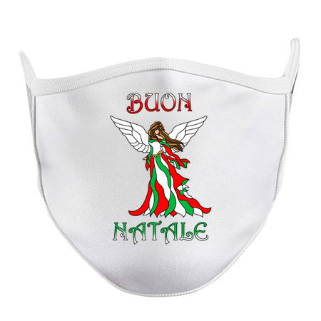 Buon Natale Stained Glass Italian Christmas Angel tiny thumbnail