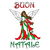 Buon Natale Stained Glass Italian Christmas Angel tiny thumbnail