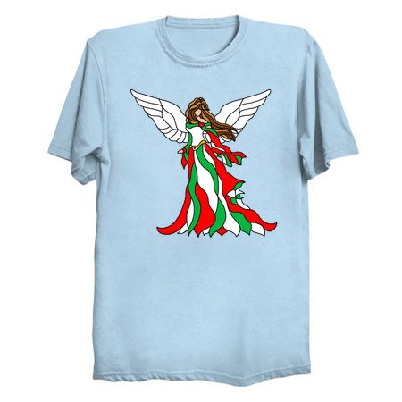 Stained Glass Italian Christmas Angel Princess tiny thumbnail