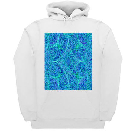 Blue Peacock Kaleidoscope Mandala Fractal tiny thumbnail