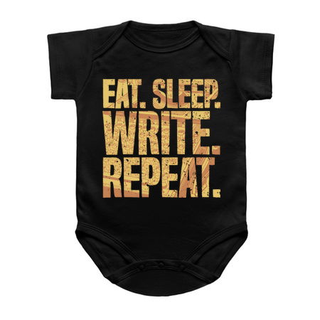 Eat Sleep Write Repeat Funny Author Writer Distressed tiny thumbnail