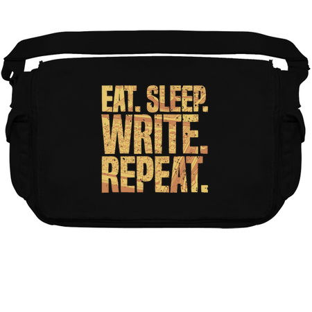 Eat Sleep Write Repeat Funny Author Writer Distressed tiny thumbnail