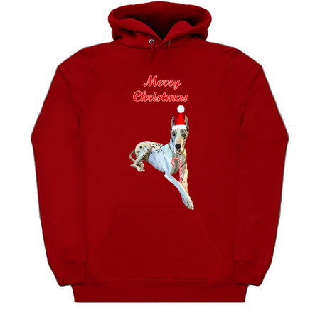 Merry Christmas Harlequin Great Dane Dog tiny thumbnail