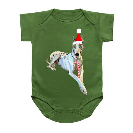 Christmas Harlequin Great Dane Dog tiny thumbnail
