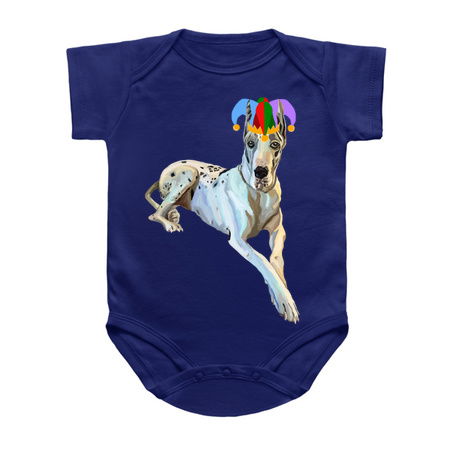 Court Jester Harlequin Great Dane Dog tiny thumbnail