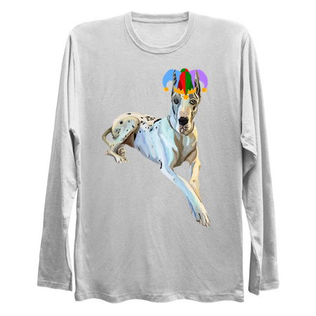 Court Jester Harlequin Great Dane Dog tiny thumbnail