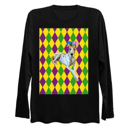 Mardi Gras Harlequin Great Dane Dog tiny thumbnail