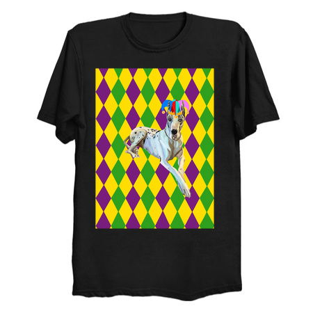 Mardi Gras Harlequin Great Dane Dog tiny thumbnail
