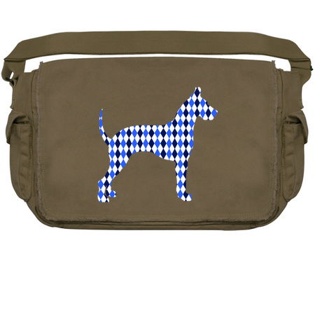 Blue Harlequin Great Dane Silhouette tiny thumbnail