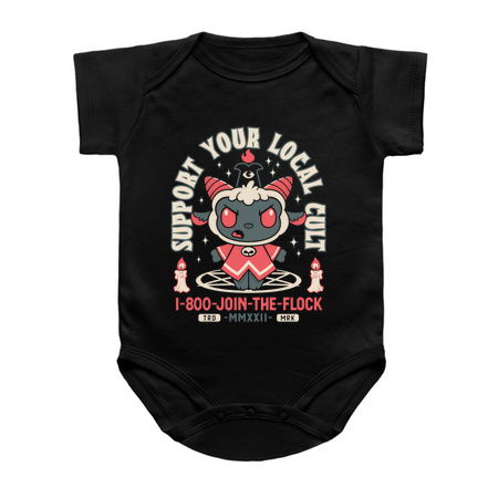 Support Your Local Cult - Creepy Cute Satanic Lamb - Join The Flock tiny thumbnail