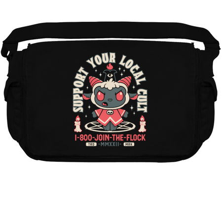 Support Your Local Cult - Creepy Cute Satanic Lamb - Join The Flock tiny thumbnail