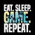 Eat Sleep Game Repeat Funny Videogames Lover tiny thumbnail