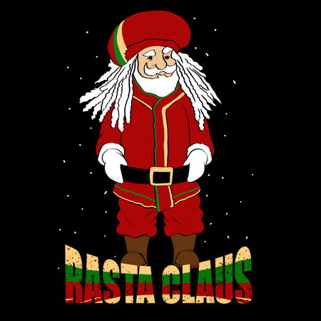 Funky Rasta Santa Rasta claus funny - NeatoShop