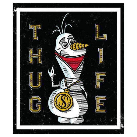 Olaf Thug Life - NeatoShop