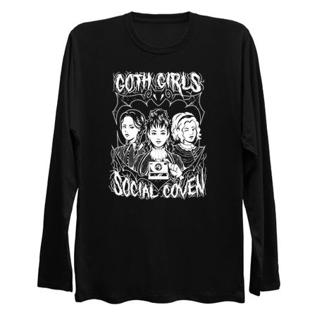 Goth Girls Social Coven - Cute Evil Halloween Gift tiny thumbnail