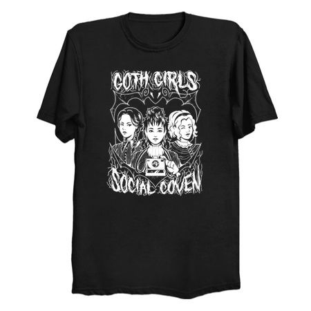 Goth Girls Social Coven - Cute Evil Halloween Gift tiny thumbnail