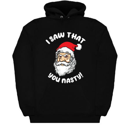 I Saw That You Nasty Funny Santa Claus tiny thumbnail