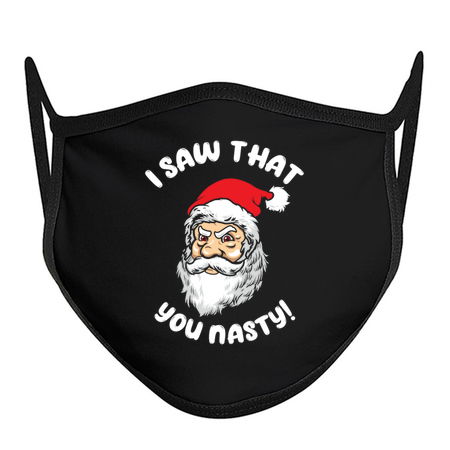 I Saw That You Nasty Funny Santa Claus tiny thumbnail