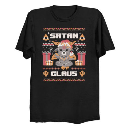 Satan Claus - Funny Baphomet Ugly Christmas Gift tiny thumbnail
