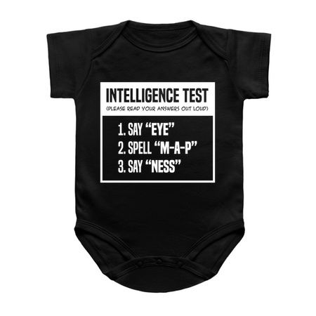 Intelligence Test Say Eye M A P Ness Funny Joke tiny thumbnail