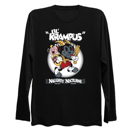 Lil Krampus - Vintage Cartoon Christmas - Creepy Cute Rubber Hose tiny thumbnail