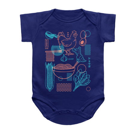 How To Do: Ramen Recipe Japanese Design Minimalist Blue by Tobe Fonseca tiny thumbnail