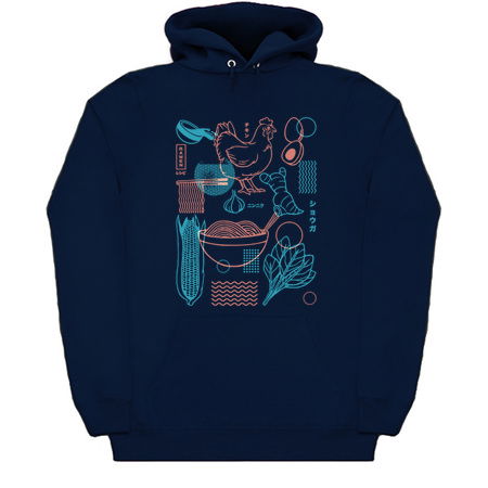 How To Do: Ramen Recipe Japanese Design Minimalist Blue by Tobe Fonseca tiny thumbnail