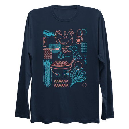 How To Do: Ramen Recipe Japanese Design Minimalist Blue by Tobe Fonseca tiny thumbnail