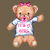 It's A Girl Teddy Bear with Pacifier tiny thumbnail