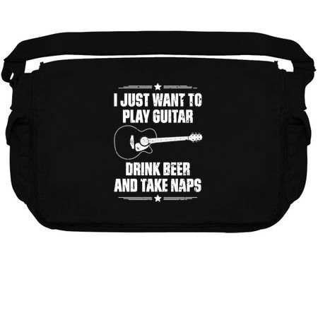 I Just Want To Play Guitar Drink Beer And Take Naps Funny Quote Distressed tiny thumbnail