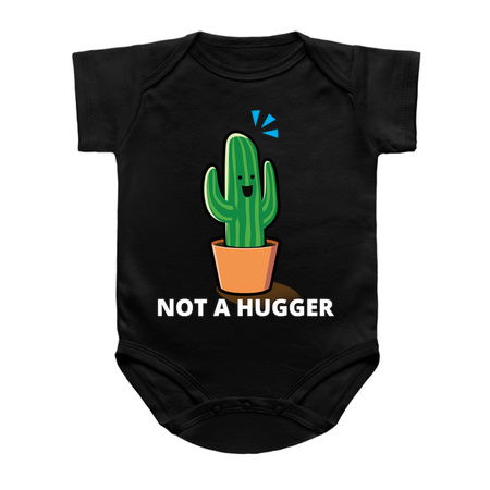 Not A Hugger T Shirt Botanical Cactus cartoon tiny thumbnail