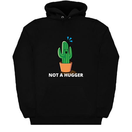Not A Hugger T Shirt Botanical Cactus cartoon tiny thumbnail