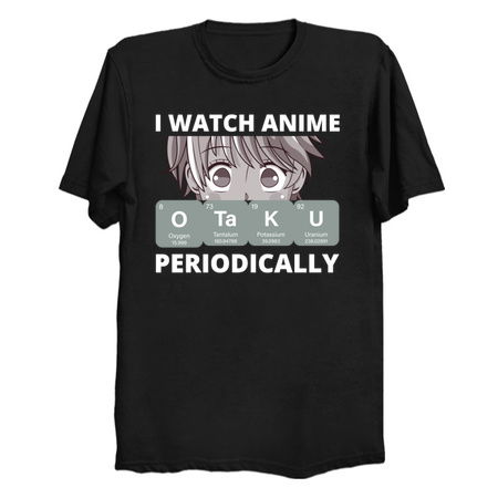 Funny Otaku Anime Periodic Table Japanese Kawaii tiny thumbnail