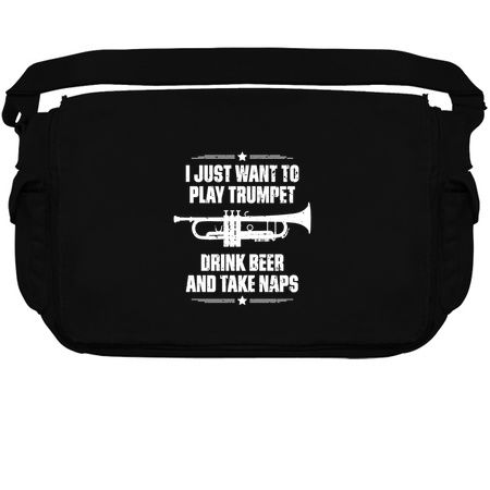 I Just Want To Play Trumpet Drink Beer And Take Naps Funny Quote Distressed tiny thumbnail