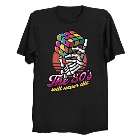 80s Will Never Die Skeleton Cube Vintage by Tobe Fonseca tiny thumbnail