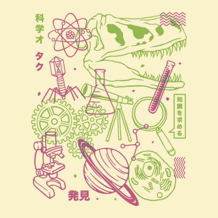 Science Elements Japanese Design by Tobe Fonseca - NeatoShop